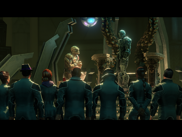 File:Grand Finale Part Four - Zinjai informing the Saints about the ability to Time Travel.png