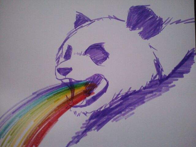 File:Angry rainbow spewing purple panda of my dreams d by callofthemastodon-d4mnyi8.jpg