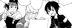 Pesca Nichida, Klein y Kirito.png