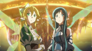 Leafa Asuna Nuevo Aincrad