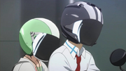 Kazuto y Sugu en moto
