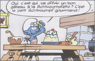 Schtroumpf-gourmand