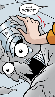 Waxy Monster revealed as a robot