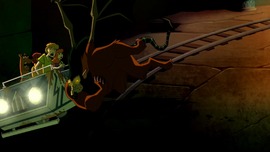 Manticore knocks over gang&#039;s ride