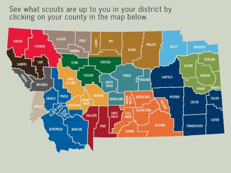 Montana district map