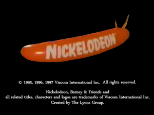Nickelodeon Logo From 1-2-3-4 seasons