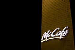 McCafé at night