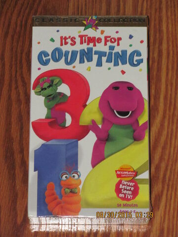 File:Barney It's Time For Counting VHS.jpg