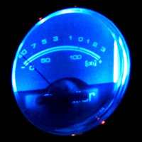 Vu meter azul