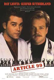 1992 - Article 99 Movie Poster