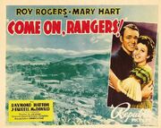 1938 - Come On Rangers Movie Poster