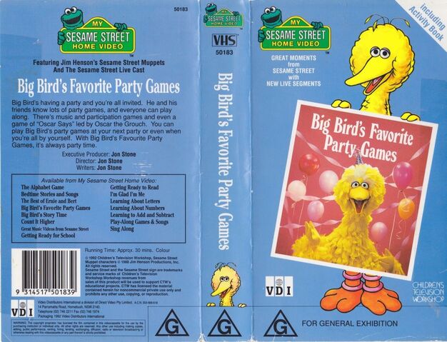 File:Big birds favorite party games australian vhs.jpg