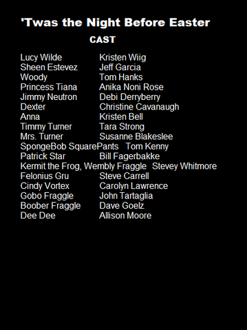 File:'Twas the Night Before Easter Cast List.png