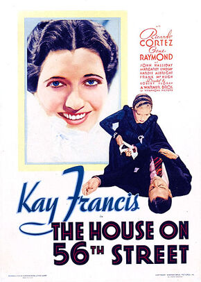 1933 - The House on 56th Street Movie Poster