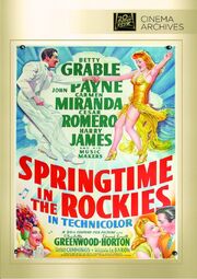 1942 - Springtime in the Rockies DVD Cover (2014 Fox Cinema Archives)