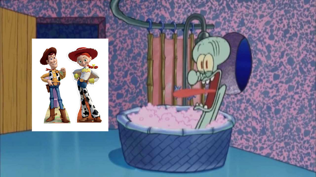 File:Woody And Jessie Stops By And Squidward Screams.png