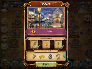 Open Location Window Docks