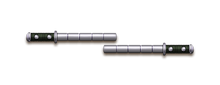 Weapon steel batons