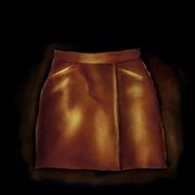 Leather skirt
