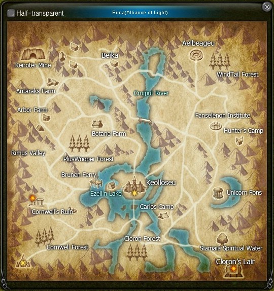 Map Erina Clean