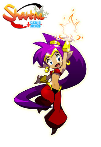 File:Shantae with fireball.png