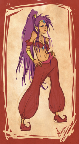 File:Shantae sketch by keeru-d34g3hp.png