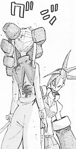 Giriko hält Maka in einer Hand.png