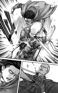 Levi impales Reiner.png