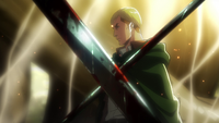 Erwin tells Levi to not regret