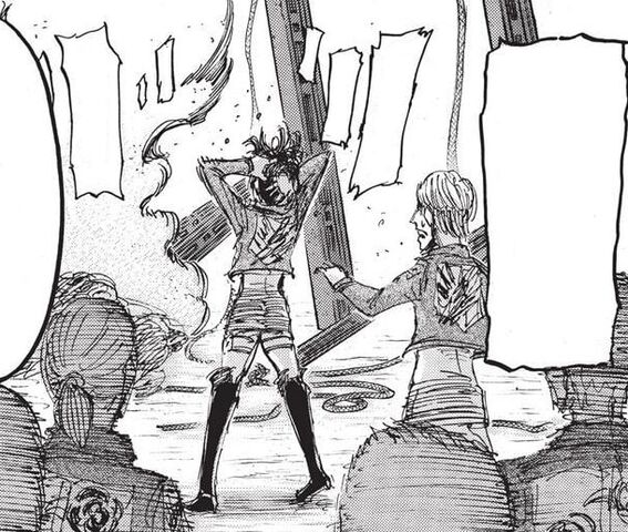 File:Hange panics after the Titan subjects are killed.jpg