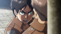 Eren snaps at Jean