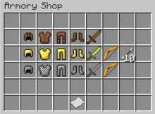 Armory shop gui
