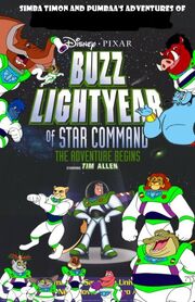 336px-Simba Timon and Pumbaa's adventures of Buzz Lightyear of Star Command The Adventure Begins Poster