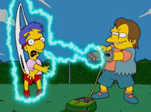 Nelson castiga milhouse vocêmepagador