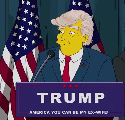 Image result for trump simpsons