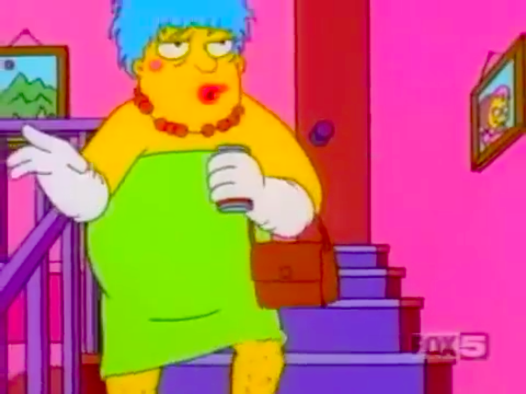 Image Barney Gumble As Marge Simpsonpng Simpsons Wiki
