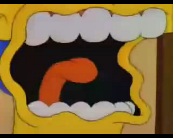 File:MargeShoutsAtTheHouseCommandingItToBeQuiet.png