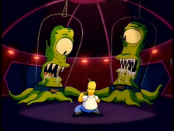 Homer porwany przez kosmitów