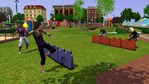 Festival summer - water balloon fight
