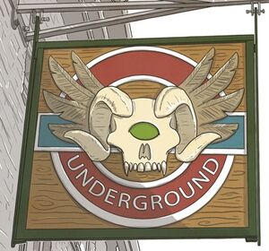 The underground sign