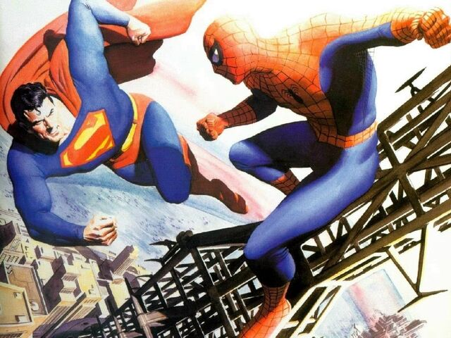 File:Superman vs Spiderman.jpg