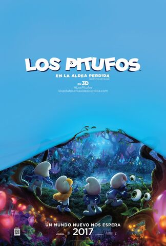 Ficheiro:Los Pitufos En La Aldea Perdida Poster 1.jpg