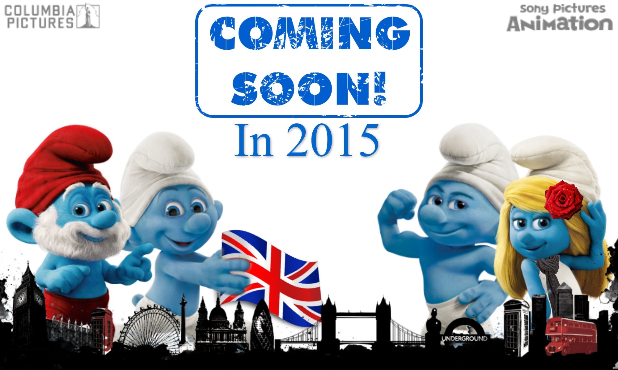 Image The Smurfs 3 2015 London Wallpaper.jpg Smurfs Wiki FANDOM