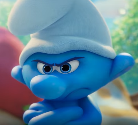 grouchy smurf plush
