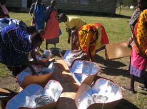AfriAfya cooking class in Sekenani