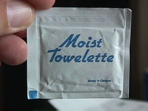 Moist towelette