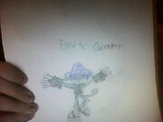 Espio the Chameleon Drawing