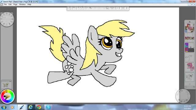 File:Derpy By Metal.png