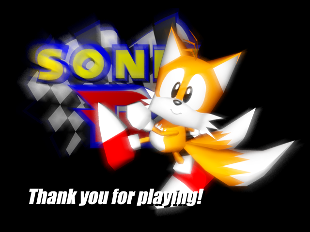 Image - Sonic R - Tails (Ending Screen).png | Sonic News Network