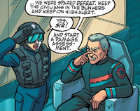 Commander in shame
